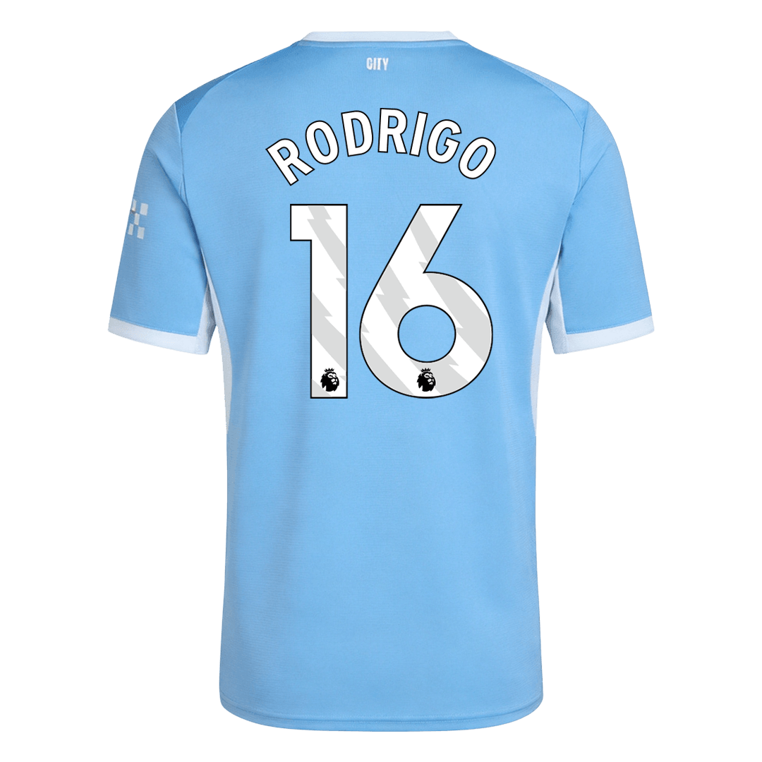 RODRIGO #16 Maillot Domicile Manchester City 2026/27 Bleu