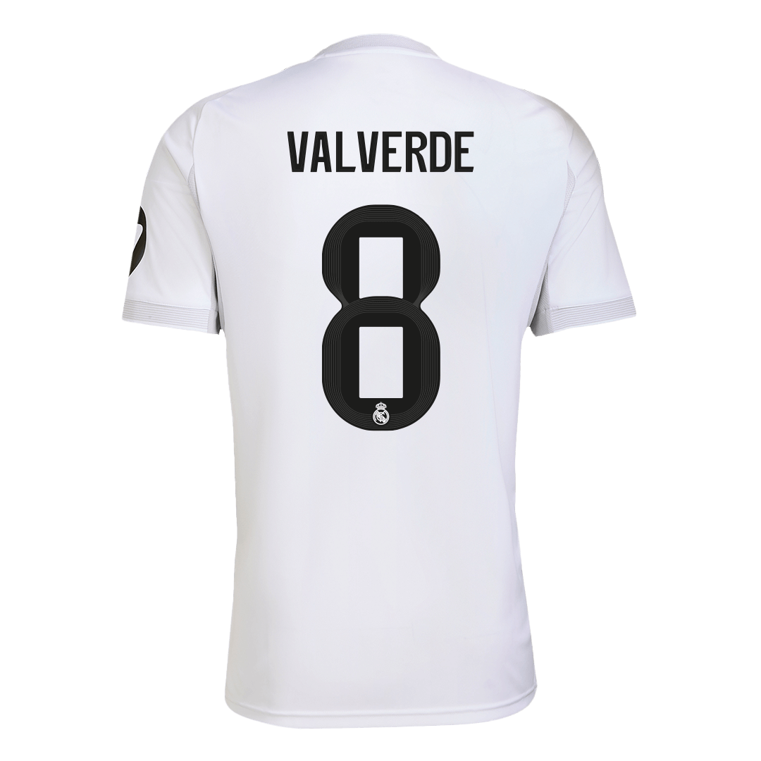VALVERDE #8 Real Madrid Maillot Domicile 2025/26 Blanc - Super
