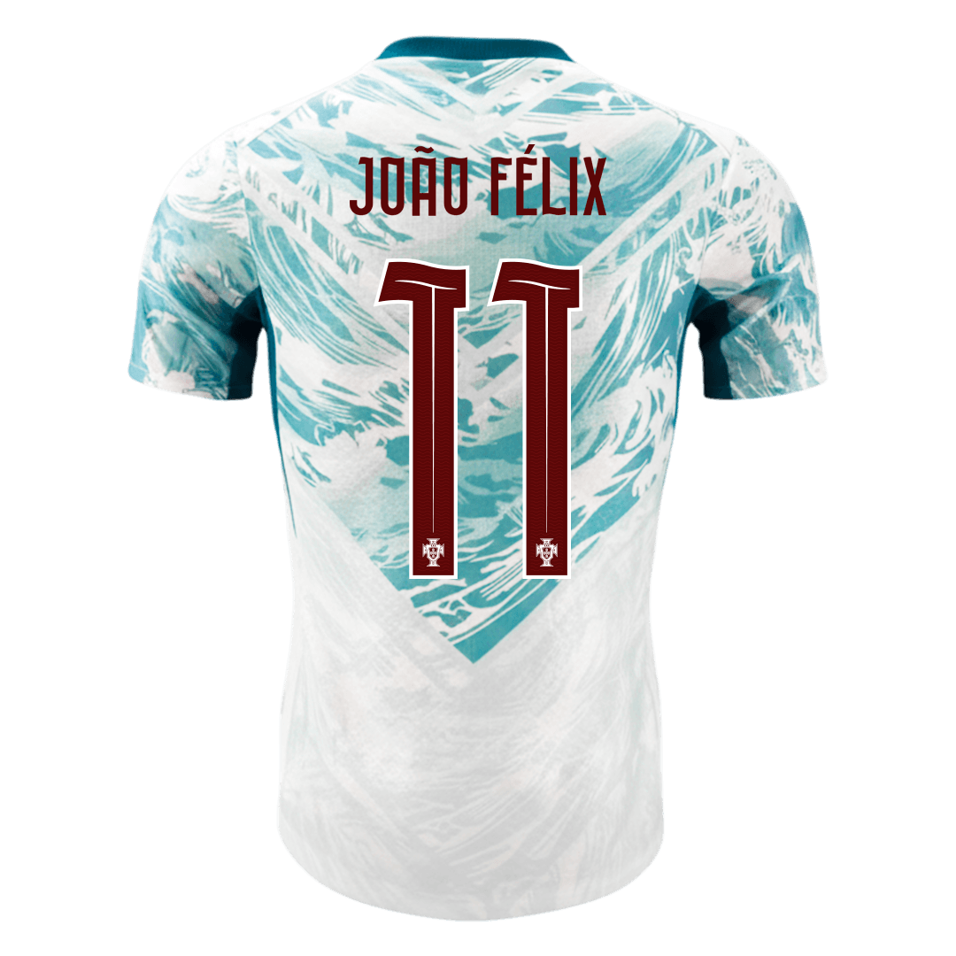 JOÃO FÉLIX #11 Portugal Extérieur Maillot - Coupe du Monde 2026 Blanc&Vert Joueur