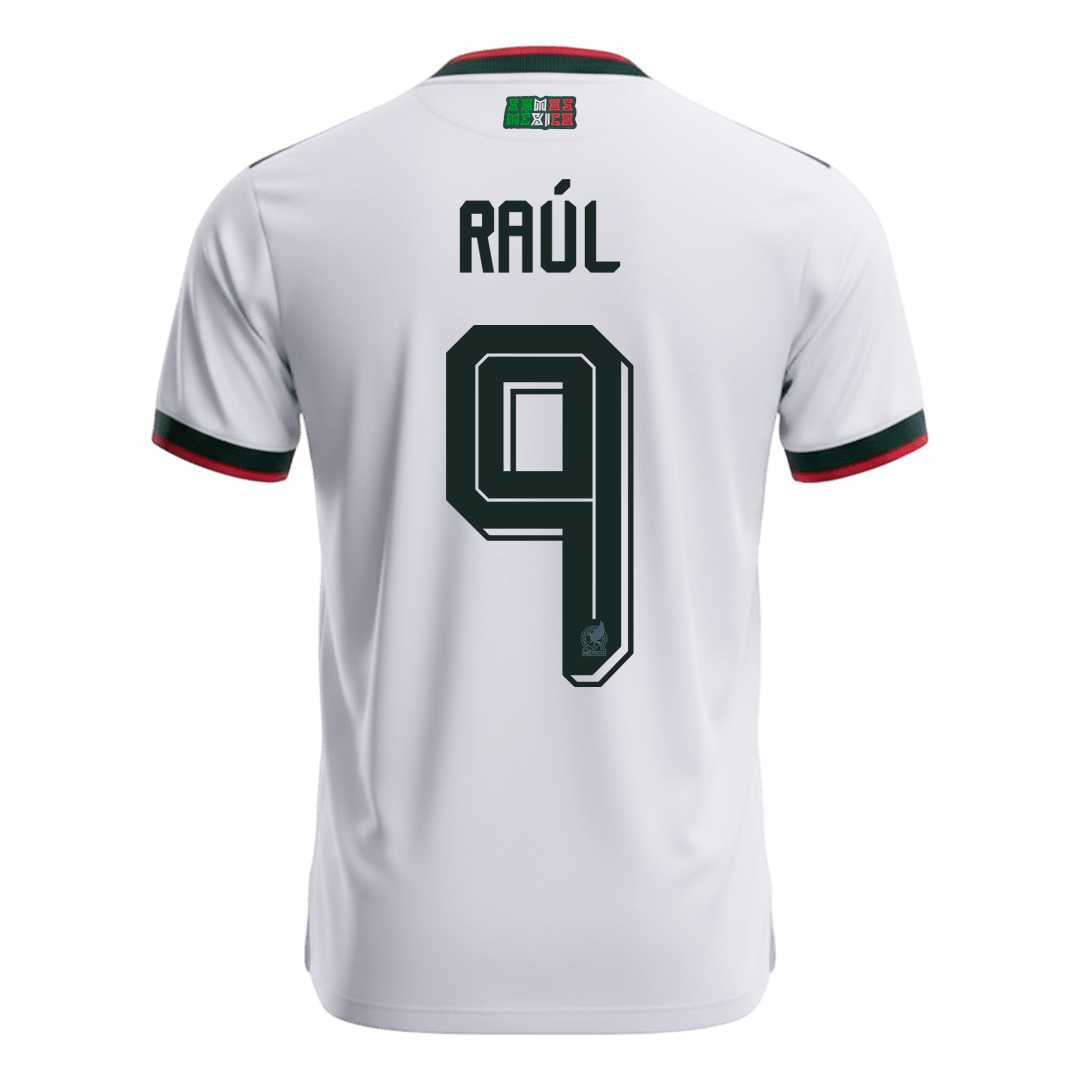 RAÚL #9 Mexico Maillot Extérieur - Coupe du Monde 2026 Blanc