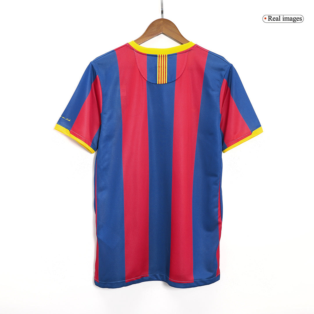 Maillot Domicile Rétro Barcelone 2010/11 Rouge&Bleu