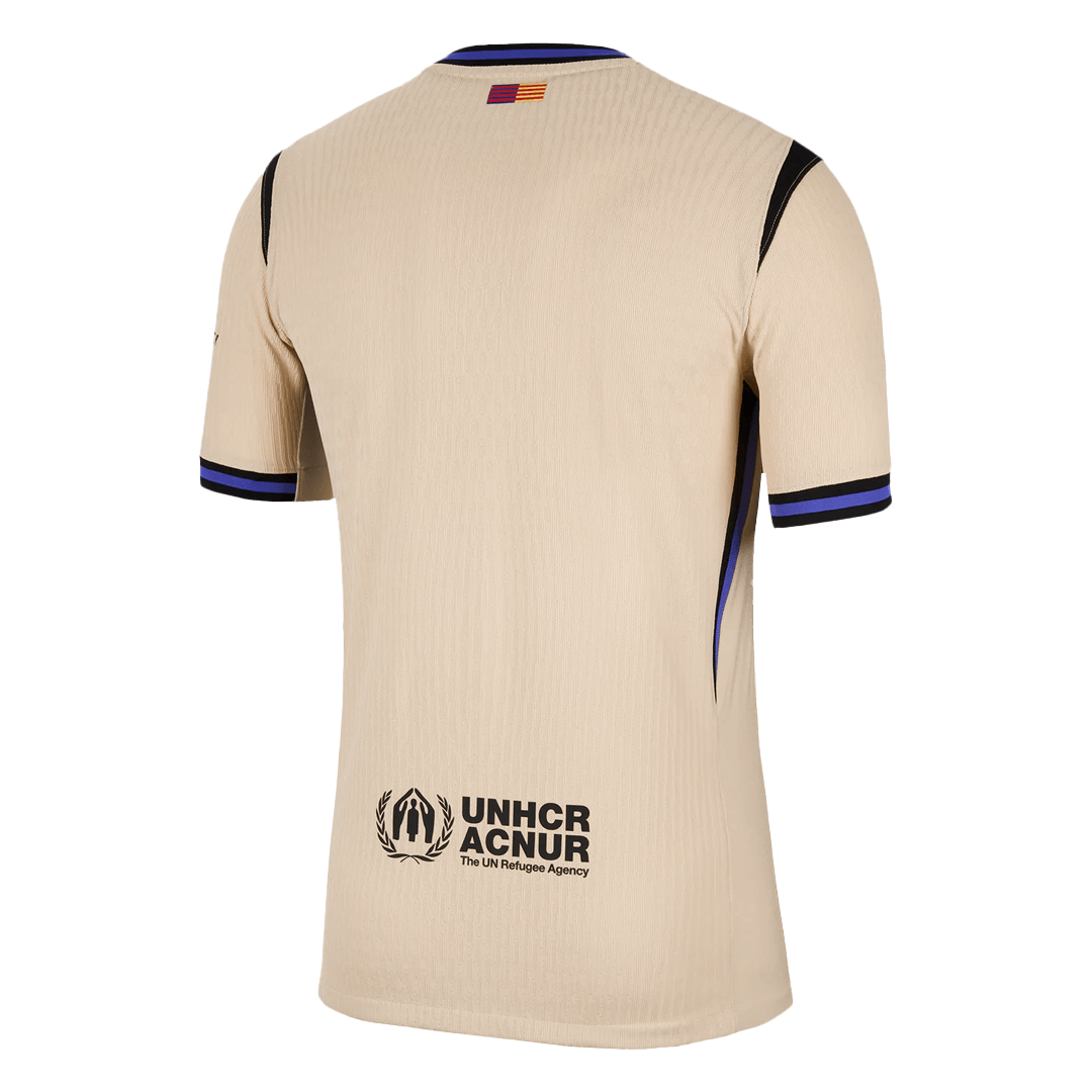 Barcelona Extérieur Maillot 2025/26 Jaune Joueur