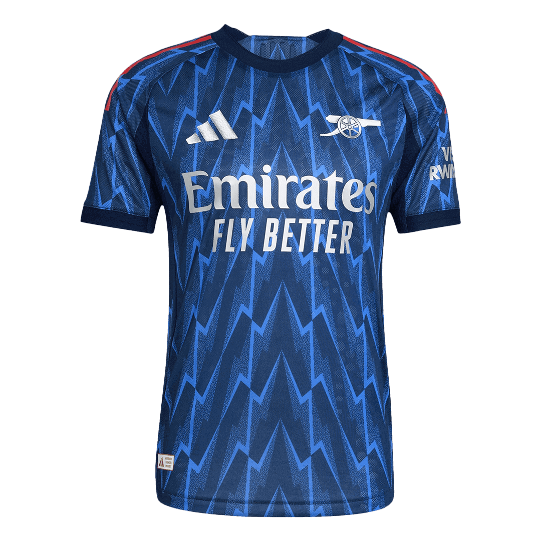 SAKA #7 Arsenal Extérieur Maillot 2025/26 Bleu Joueur