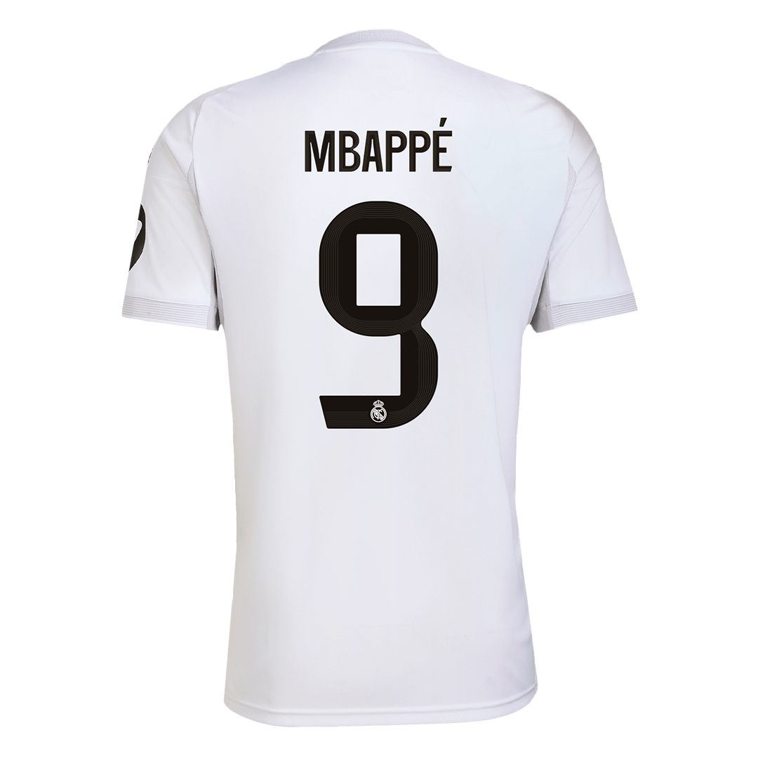 MBAPPÉ #9 Real Madrid Domicile Maillot 2025/26 Blanc - Superbe