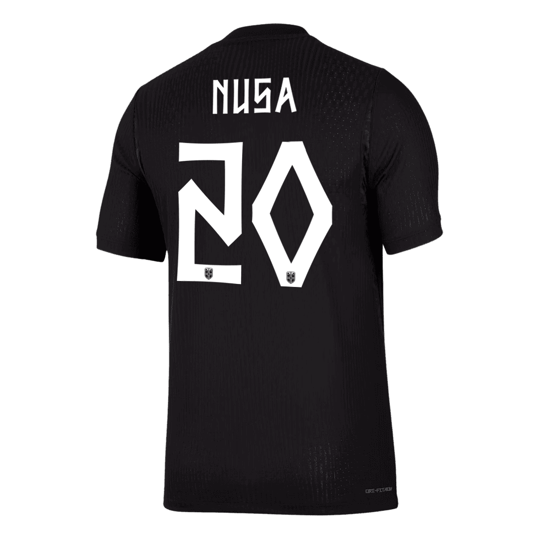 NUSA #20 Norvège Extérieur Maillot - Coupe du Monde 2026 Noir Joueur