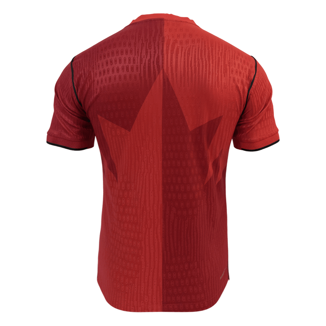 Canada Domicile Maillot - Coupe du Monde 2026 Rouge Joueur