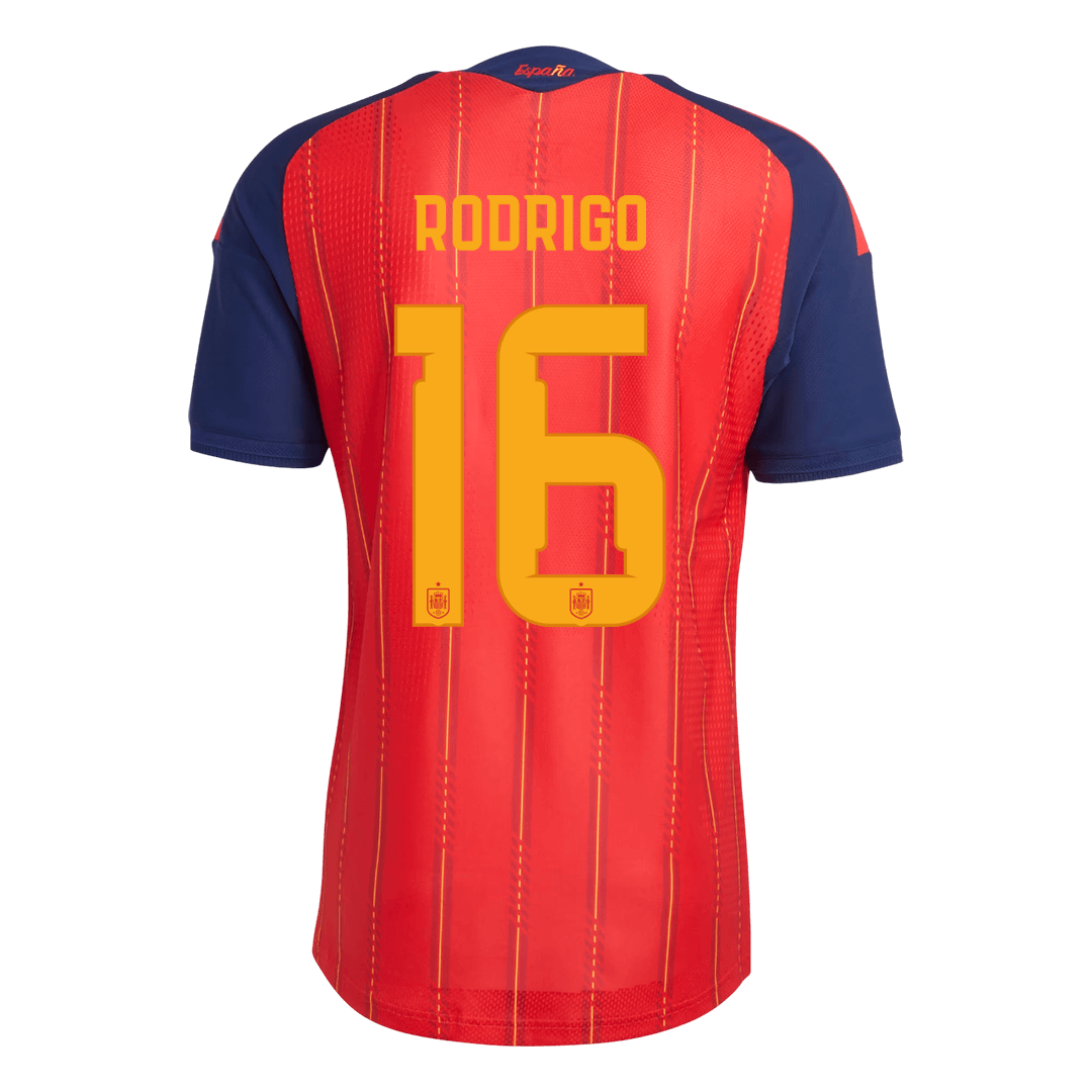 RODRIGO #16 Spain Home Jersey - 2026 World Cup Red Player