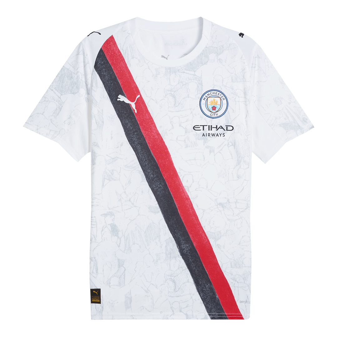 HAALAND #9 Manchester City Maillot - Coupe du Monde 2025/26 Blanc