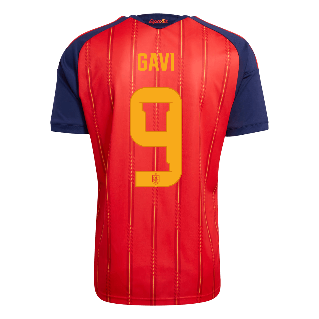 GAVI #9 Spain Home Jersey - 2026 World Cup Red - Super