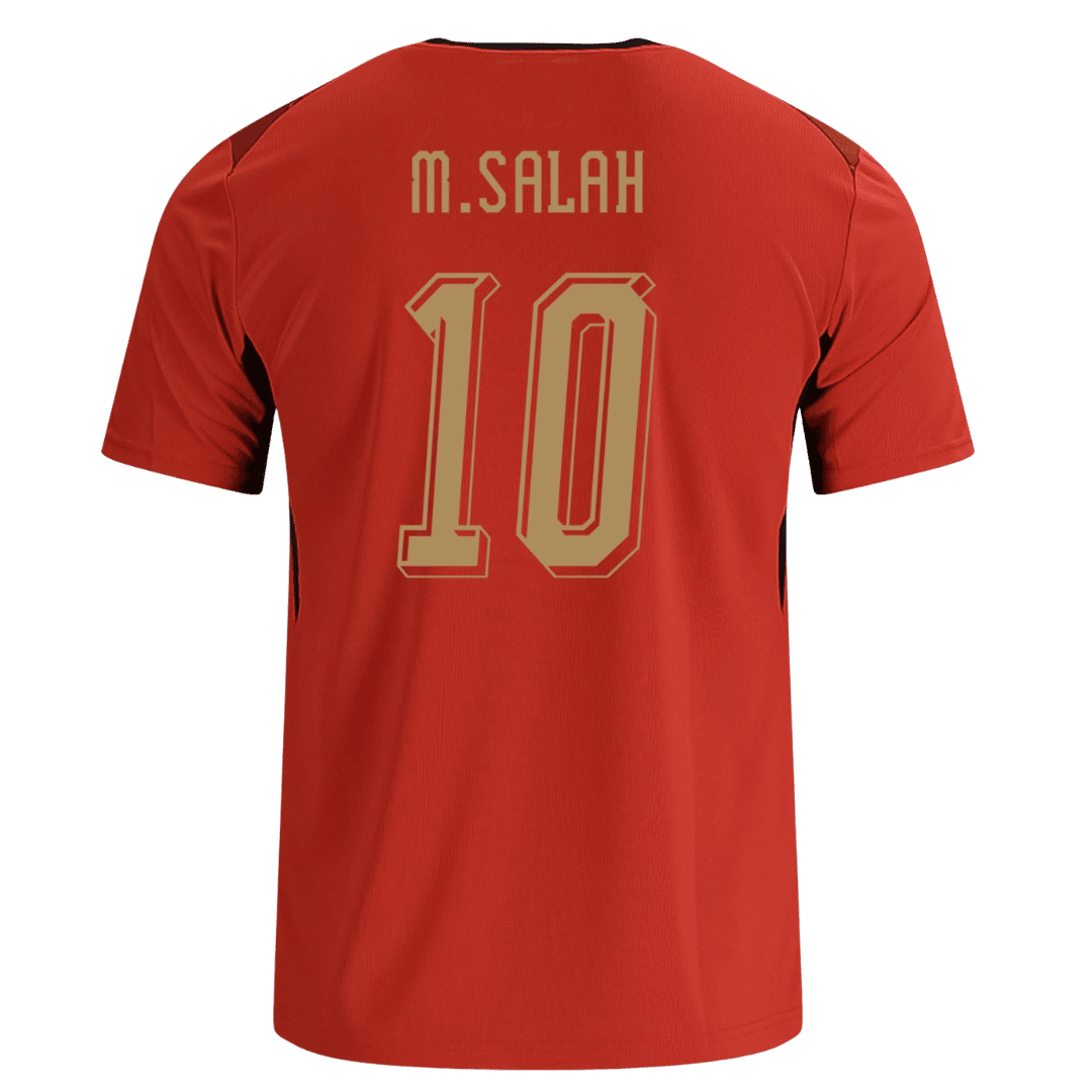 M.SALAH #10 Egypt Domicile Maillot - Coupe du Monde 2026 Rouge