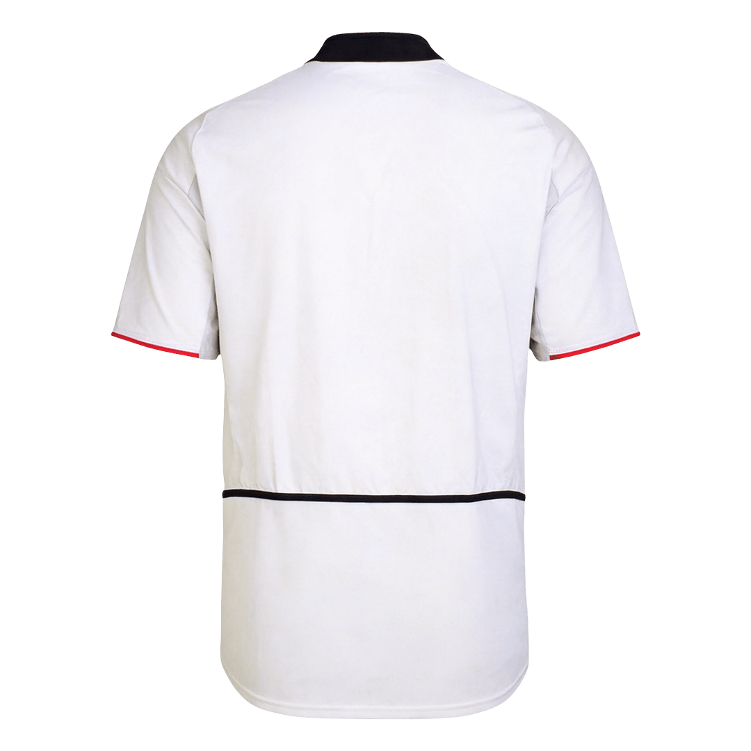 Maillot Rétro Manchester United Extérieur 2002/03 Blanc