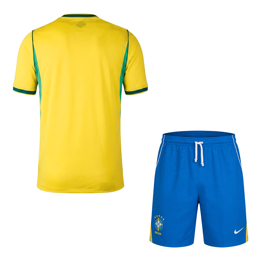 Men Brésil Domicile Maillot Kit - Coupe du Monde 2026 Jaune - Super