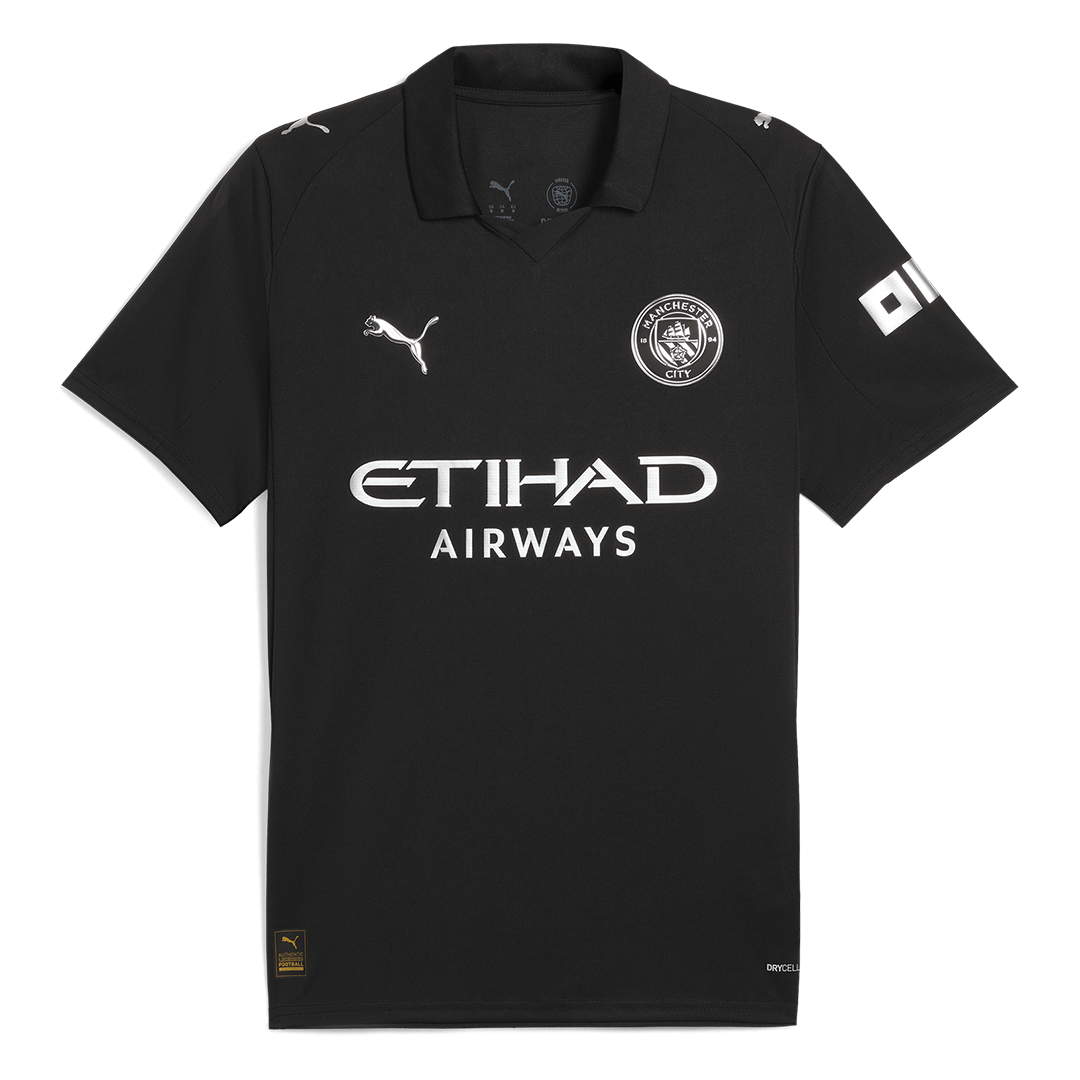 Maillot Extérieur CHERKI #10 Manchester City 2025/26 Noir