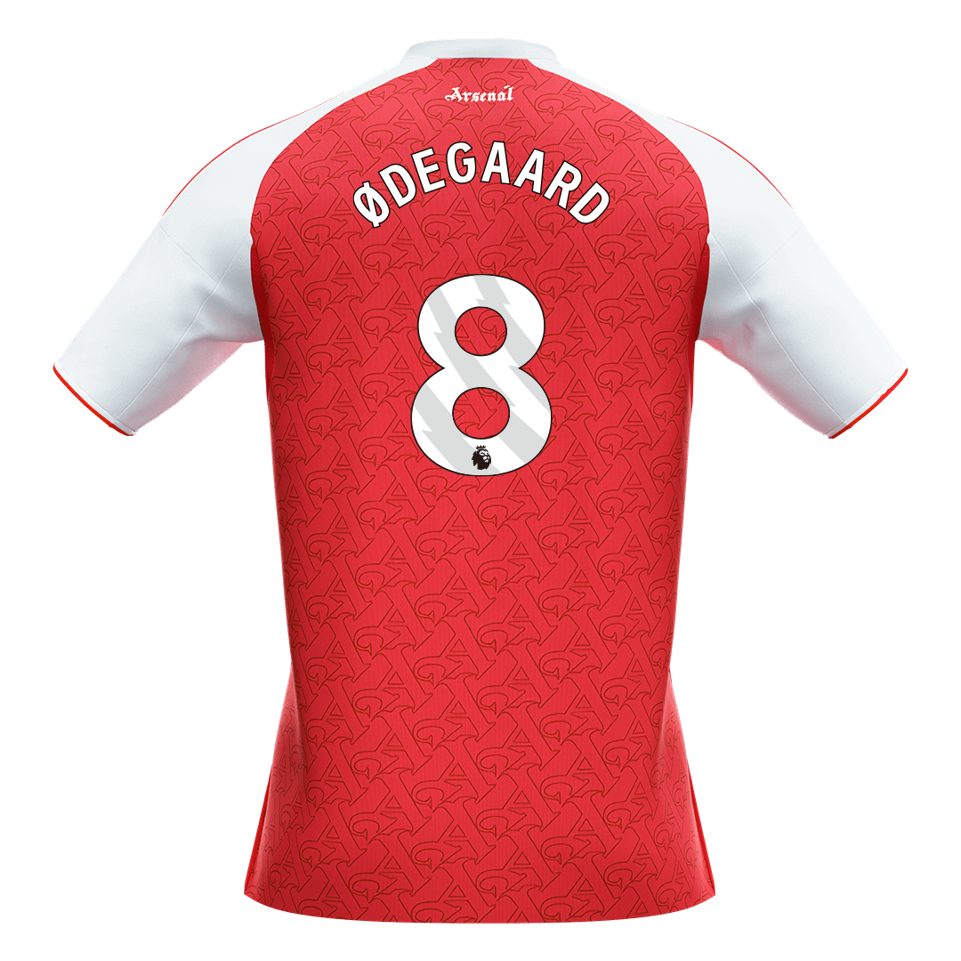 ØDEGAARD #8 Arsenal Domicile Maillot 2025/26 Rouge - Superbe
