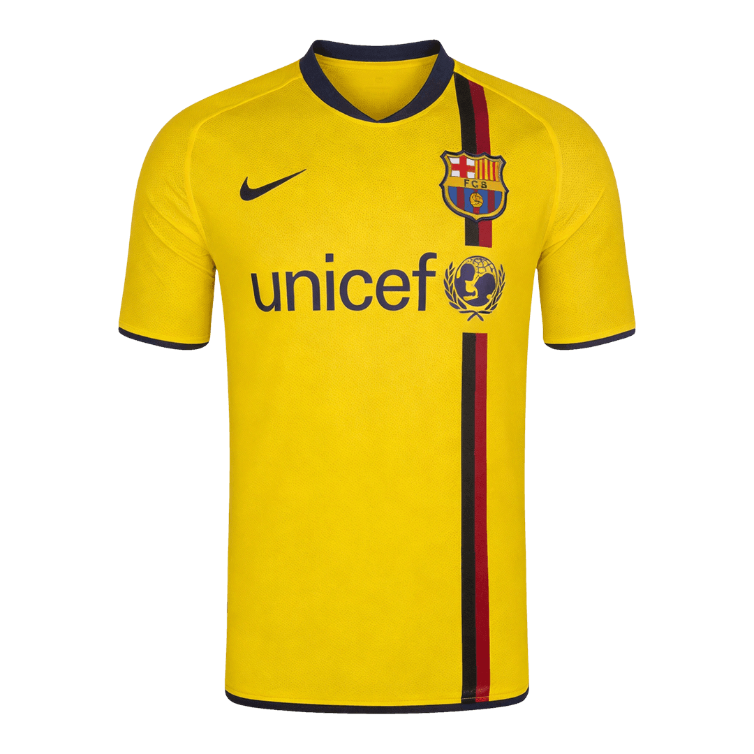 Maillot Rétro Extérieur Barcelone 2008/10 Jaune