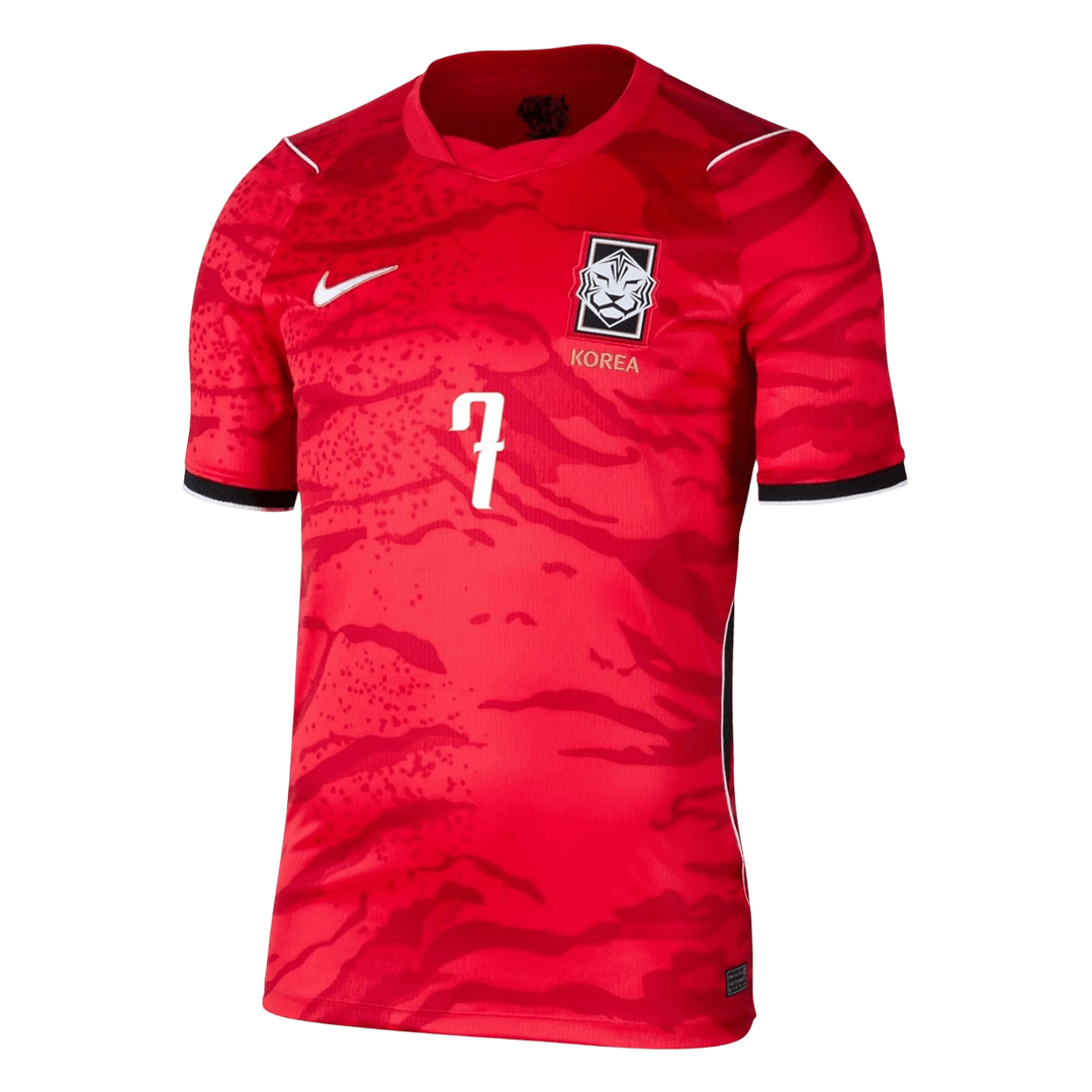 HEUNGMIN #7 South Korea Home Shirt - World Cup 2026 Red
