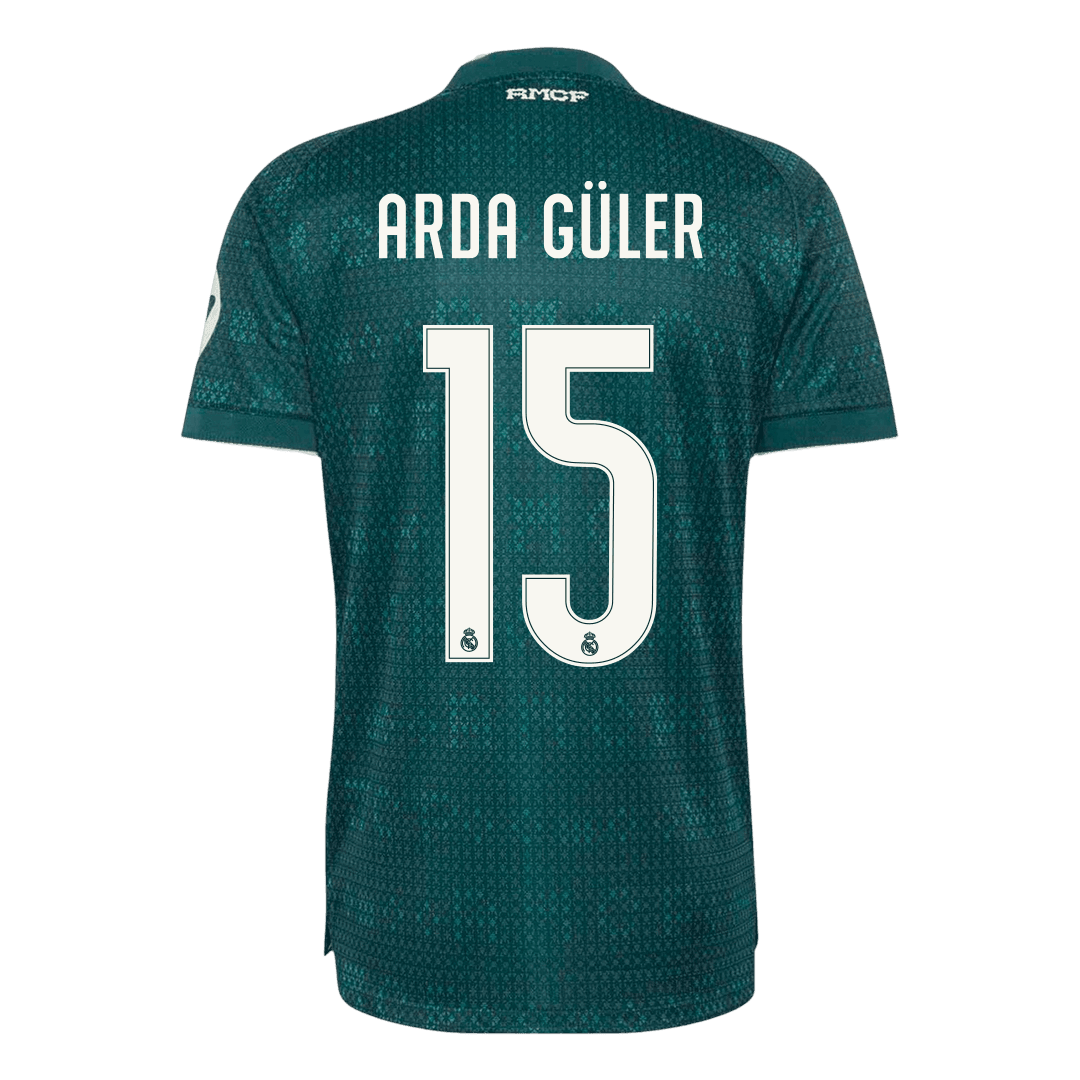 أردا غولر #15 قميص ريال مدريد الاحتياطي 2026/27 أخضر للاعب