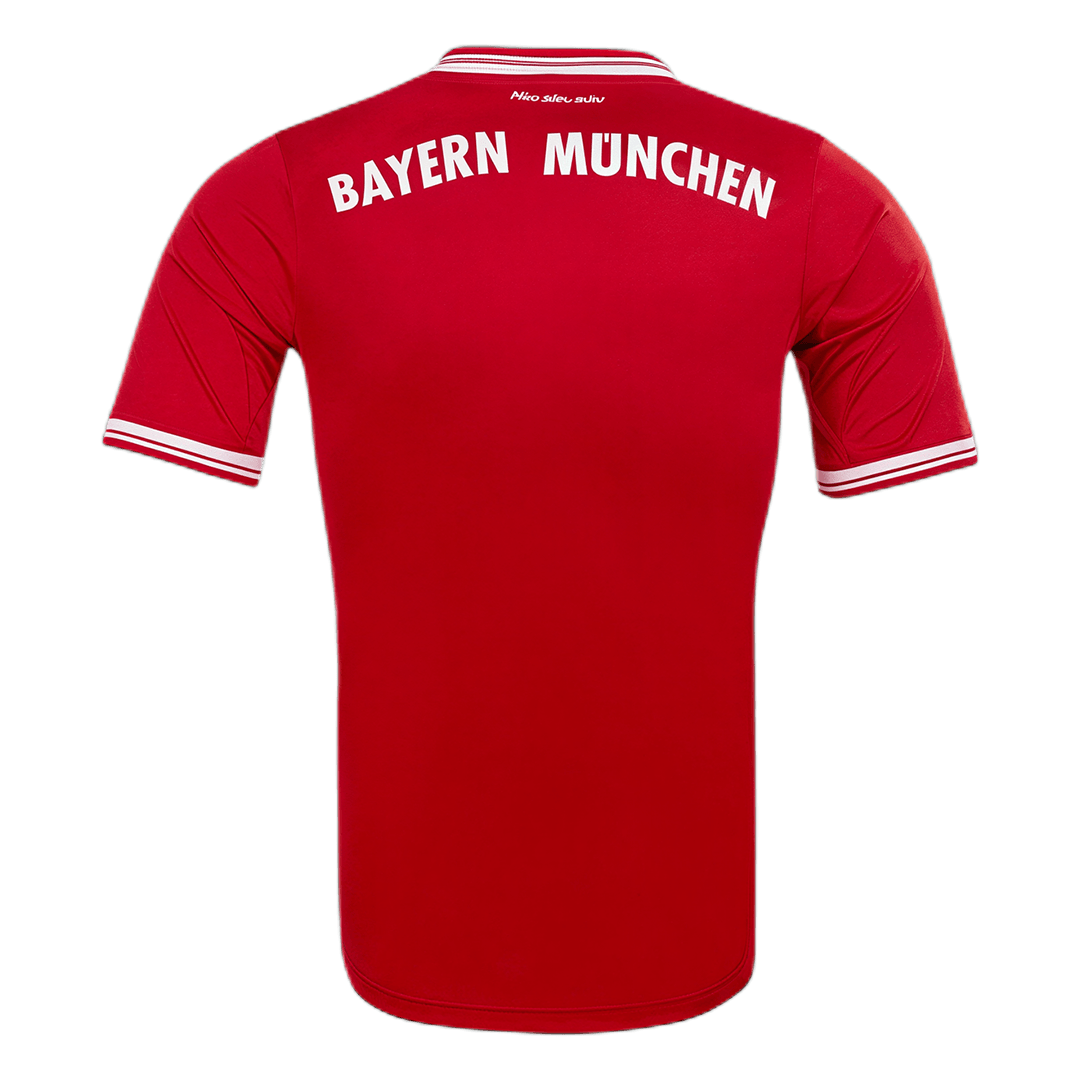 Maillot Rétro Domicile Bayern Munich 2013/14 Rouge