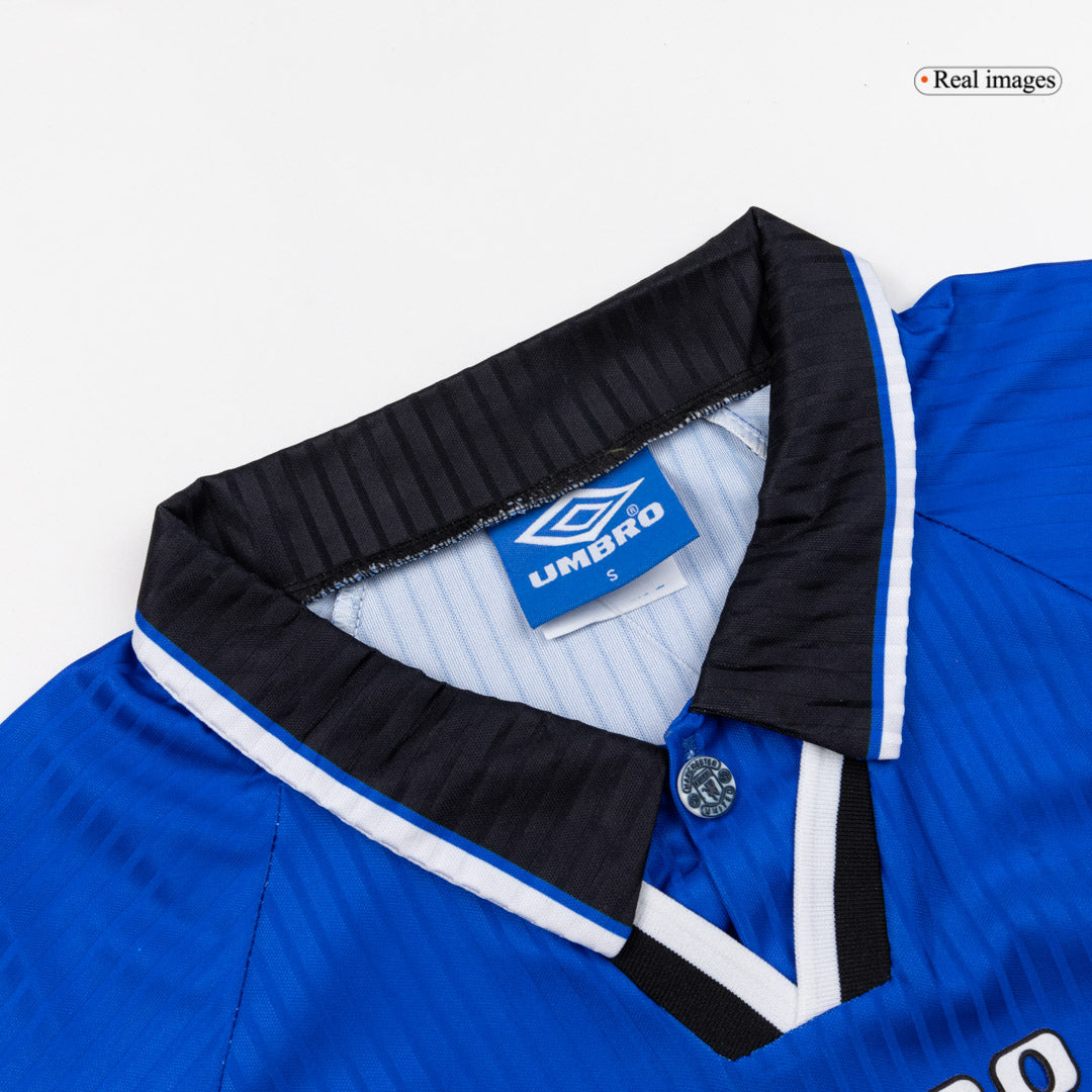 Retro Manchester United Third Maillot 1996/97 Bleu
