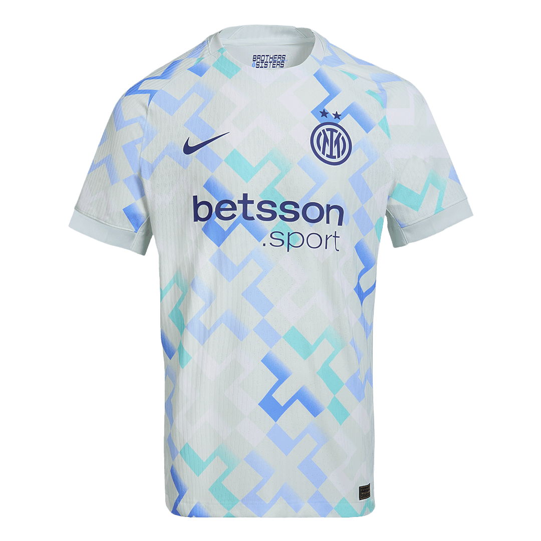 DUMFRIES #2 Inter Milan Maillot Extérieur 2025/26 Bleu Joueur