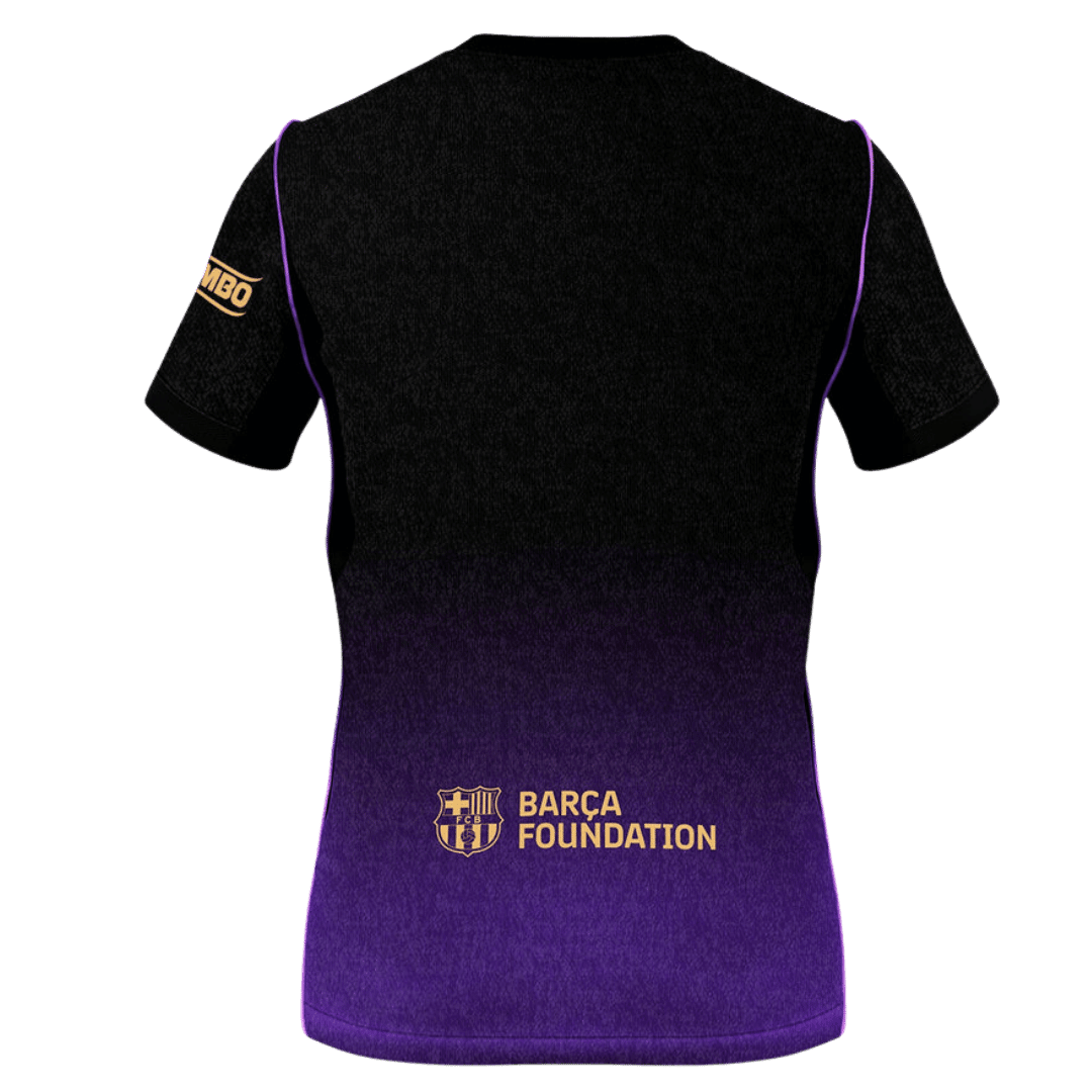 Barcelona Extérieur Maillot 2026/27 Black/Purple Joueur