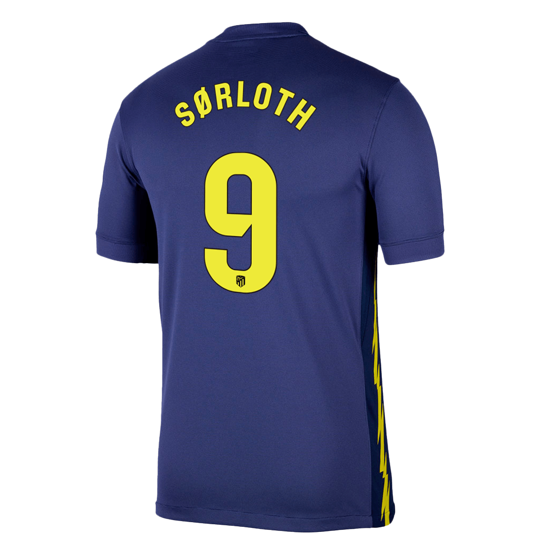 SØRLOTH #9 Atletico Madrid Extérieur Maillot 2025/26 Bleu marine
