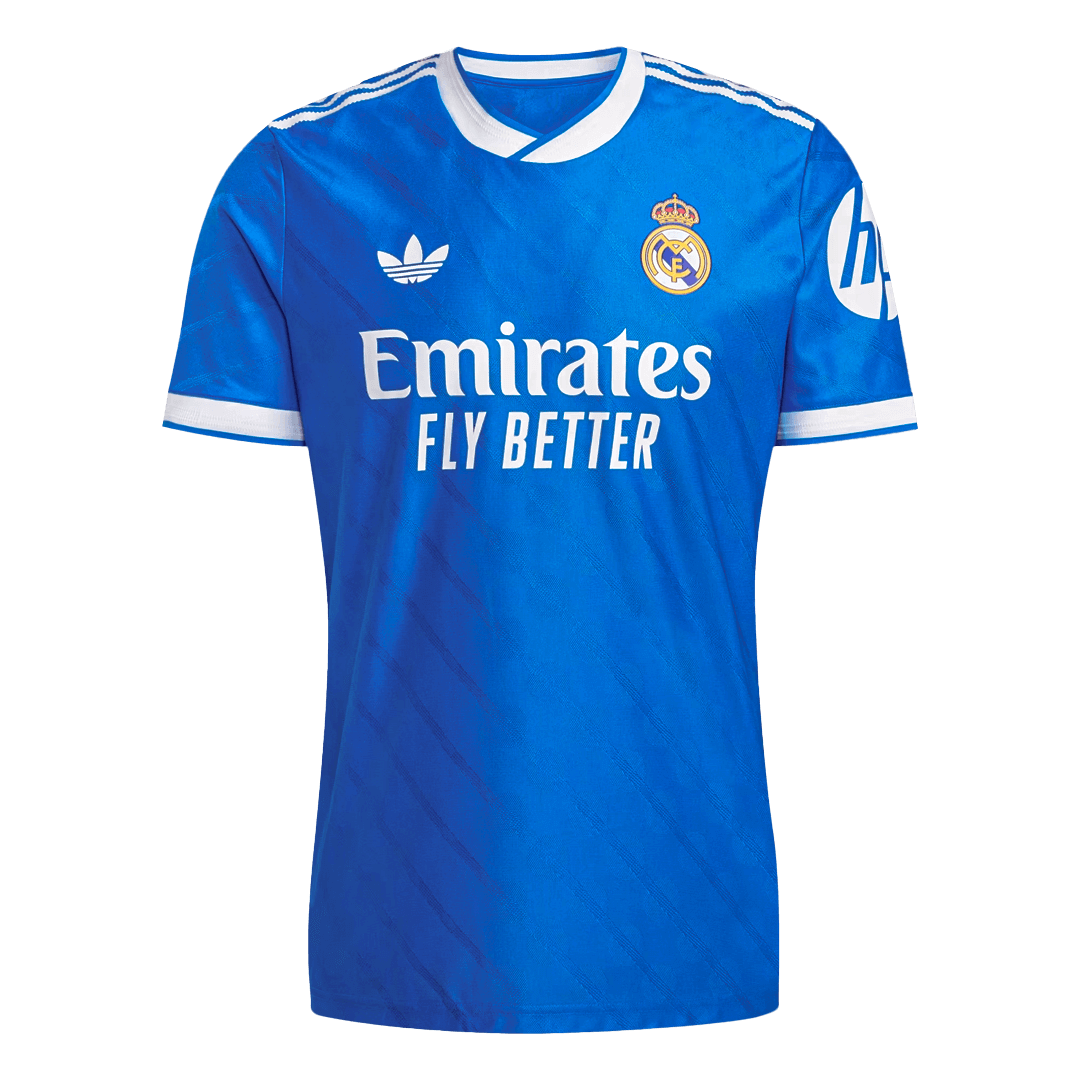 VINI JR. #7 Maillot Troisième Real Madrid 2025/26 Bleu Joueur