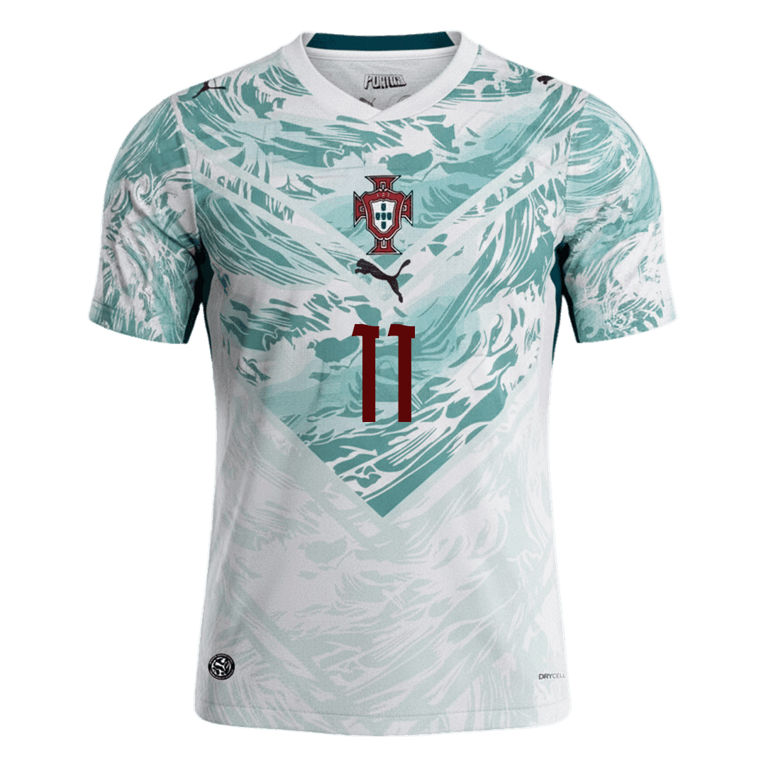 JOÃO FÉLIX #11 Portugal Maillot Domicile - Coupe du Monde 2026 Blanc et Vert