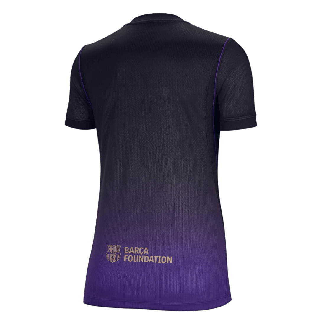 Femme Barcelona Extérieur Maillot 2026/27 Black/Purple