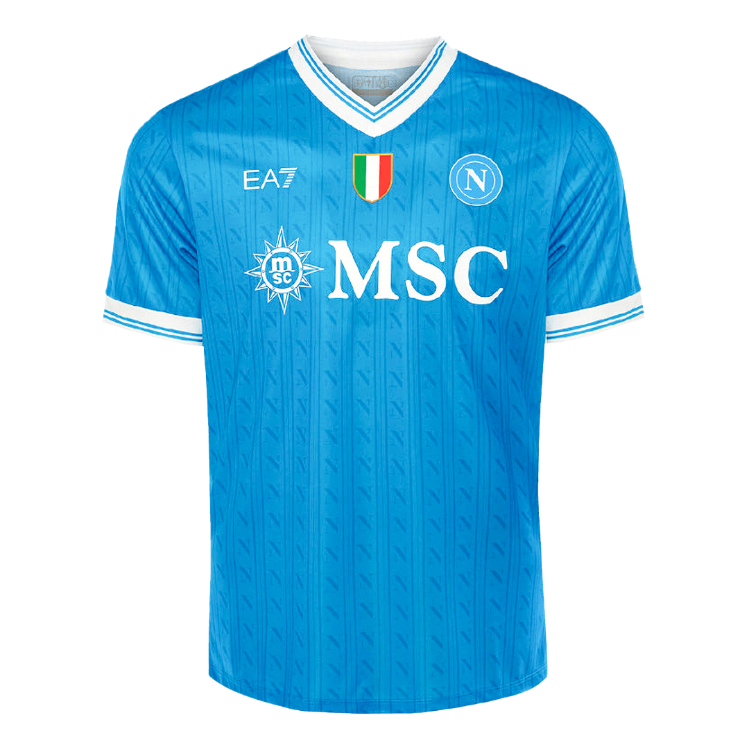 LUKAKU #9 Napoli Maillot Domicile 2025/26 Bleu