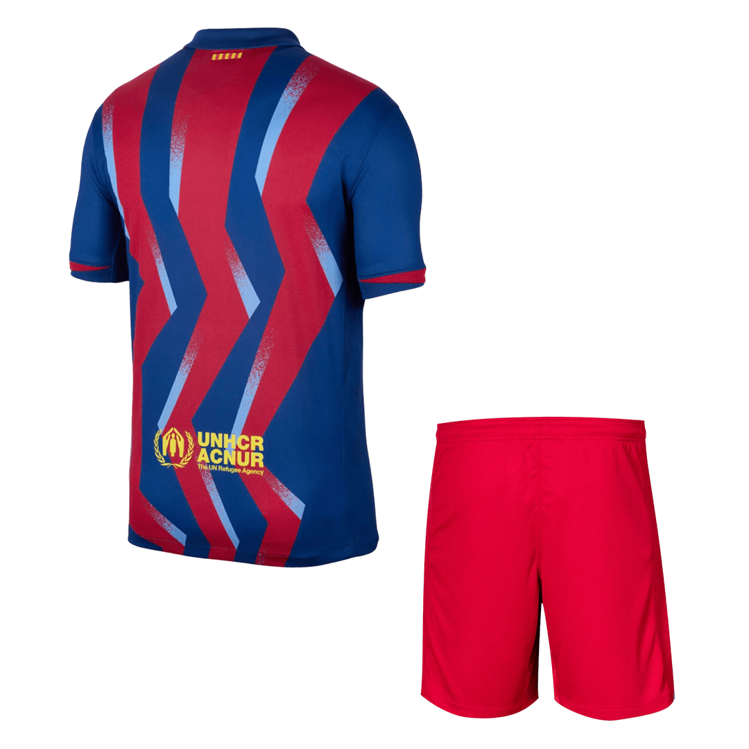 Maillot extérieur de Barcelone 2025/26 Quatrième tenue Rouge&Bleu