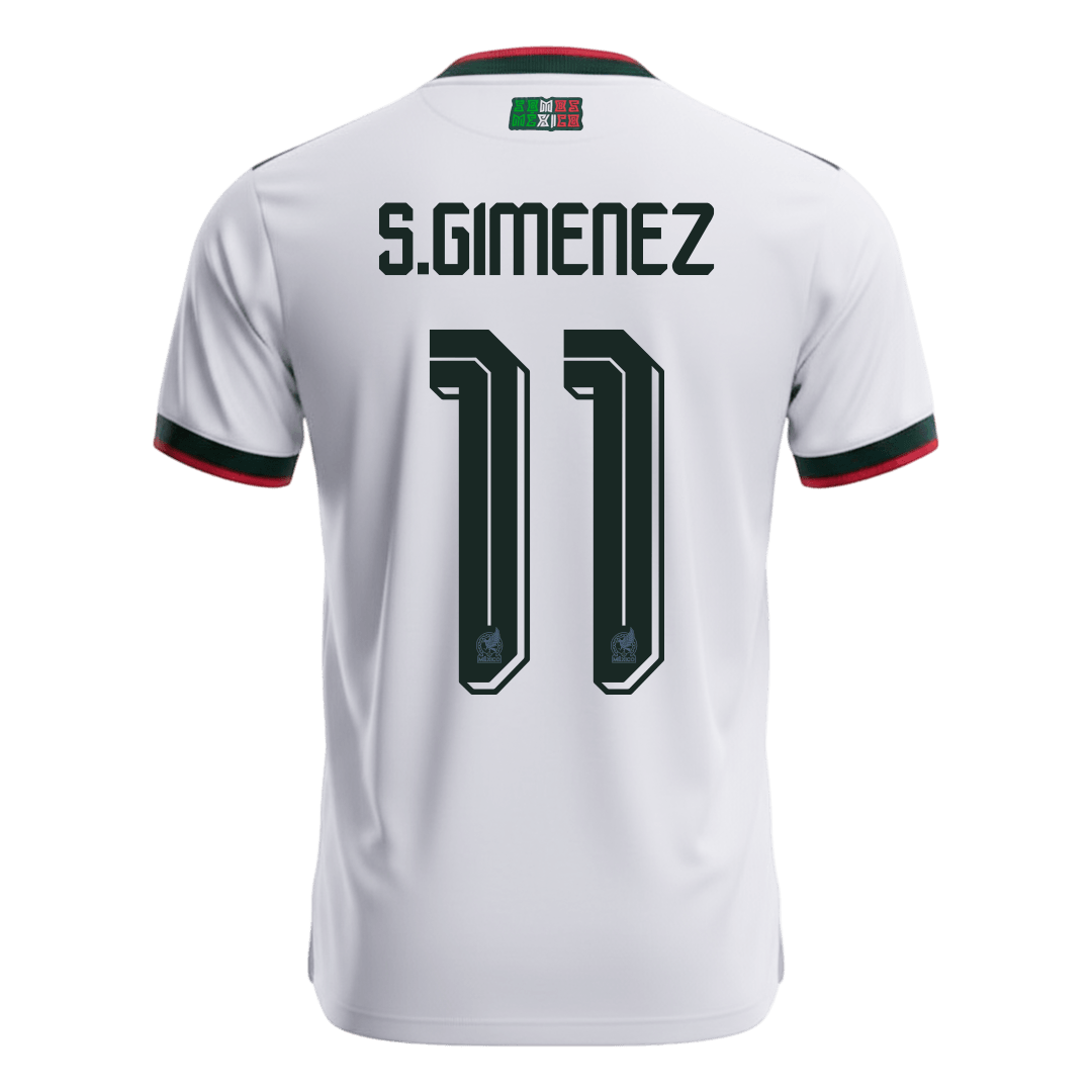 S.GIMENEZ #11 Mexico Away Jersey - 2026 World Cup White