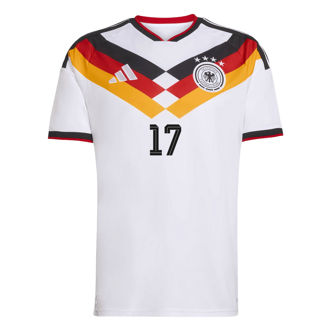 WIRTZ #17 Germany Home Jersey - 2026 World Cup White