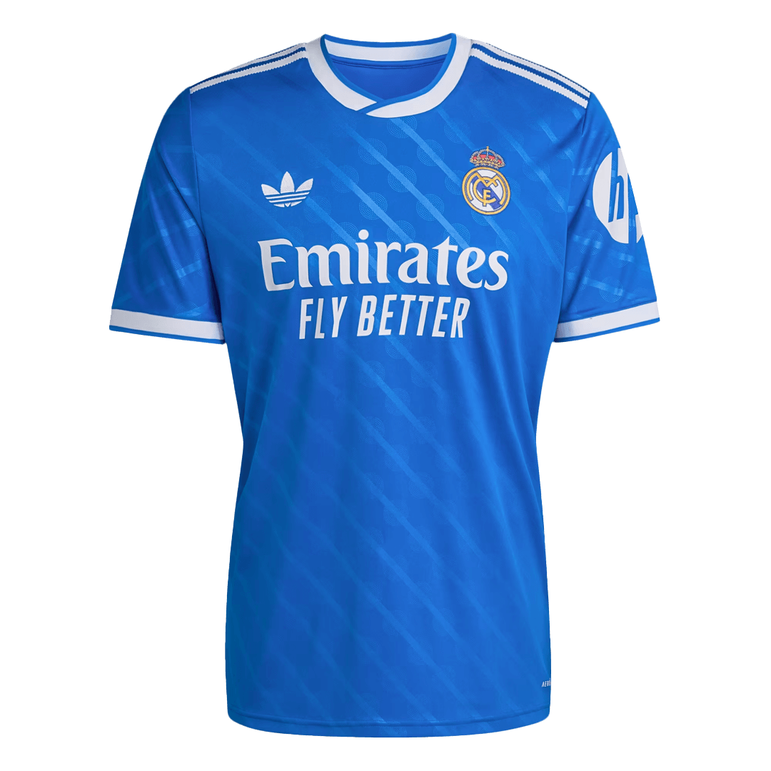 TCHOUAMENI #14 Real Madrid Troisième Maillot 2025/26 Bleu