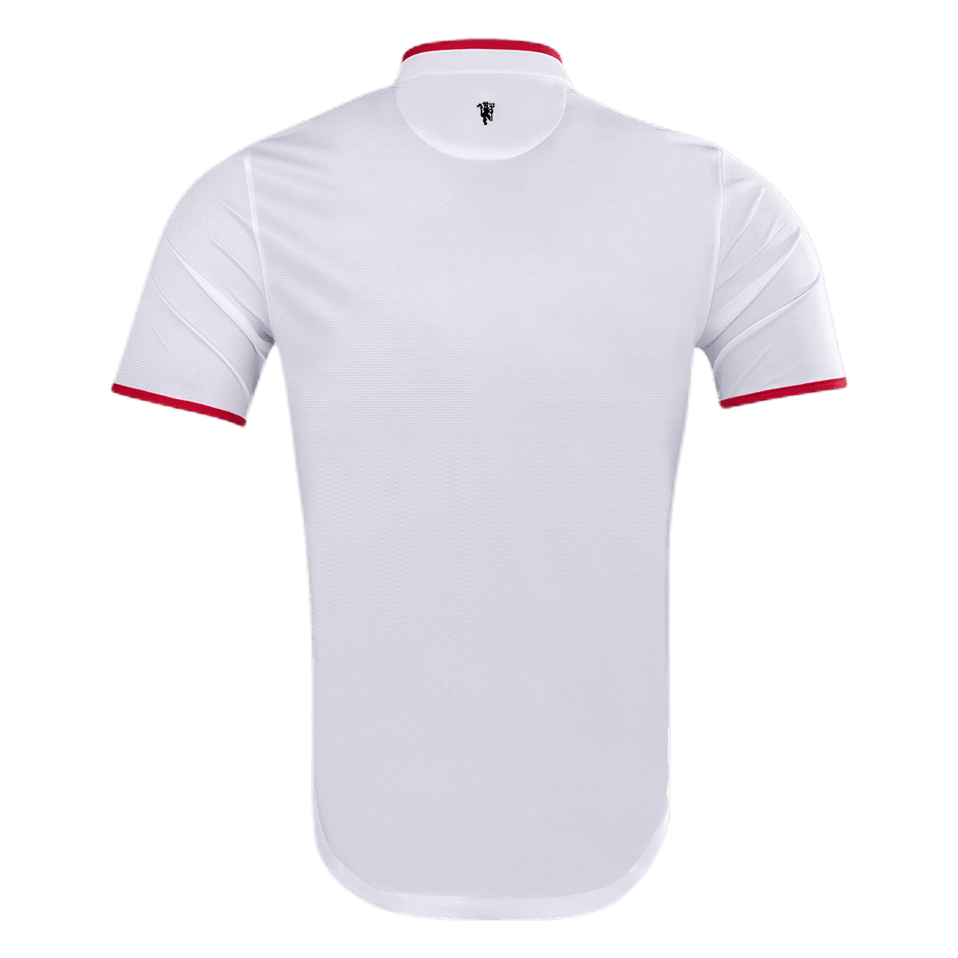 Maillot Rétro Manchester United Extérieur 2013/14 Blanc