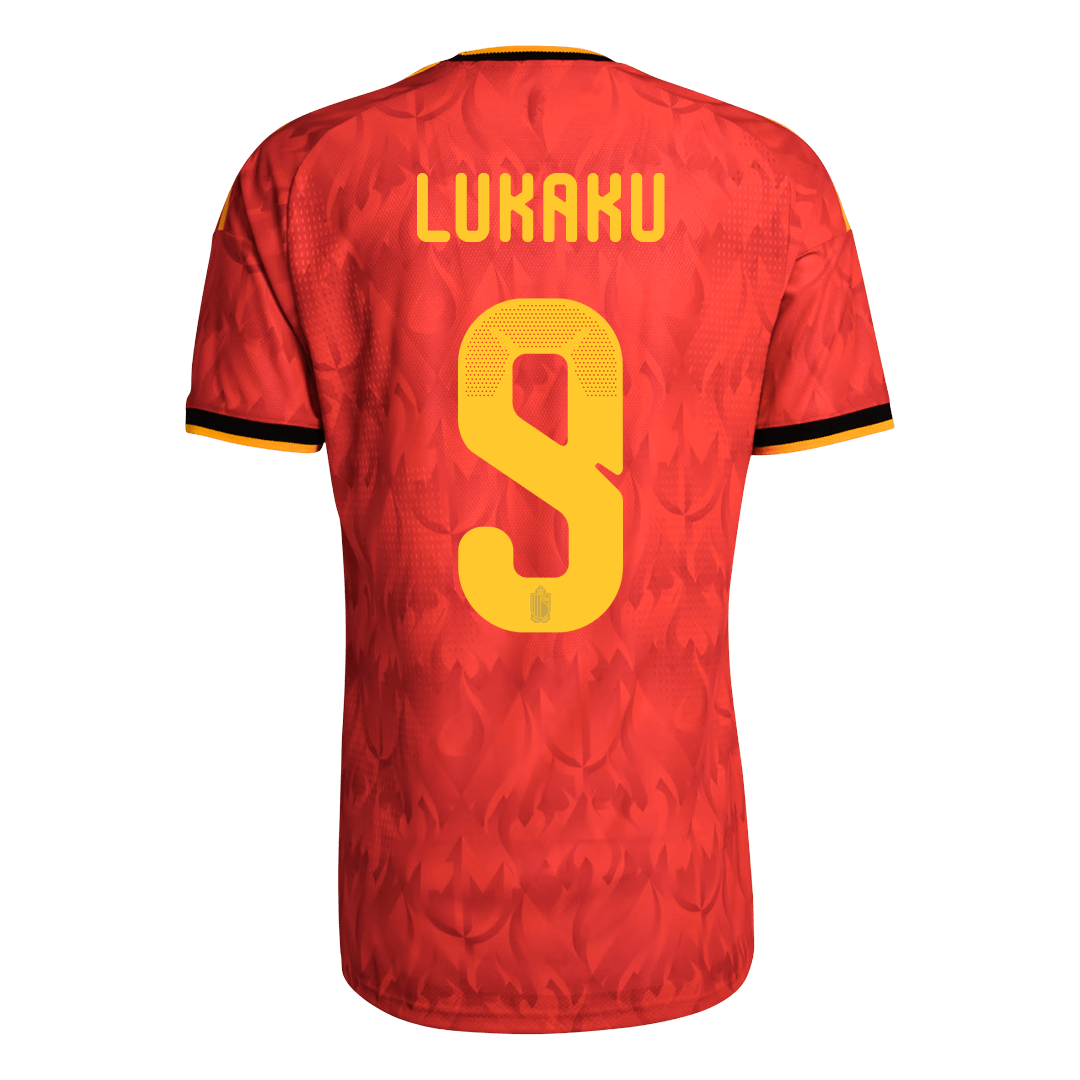 LUKAKU #9 Belgium Home Shirt - World Cup 2026 Red Player