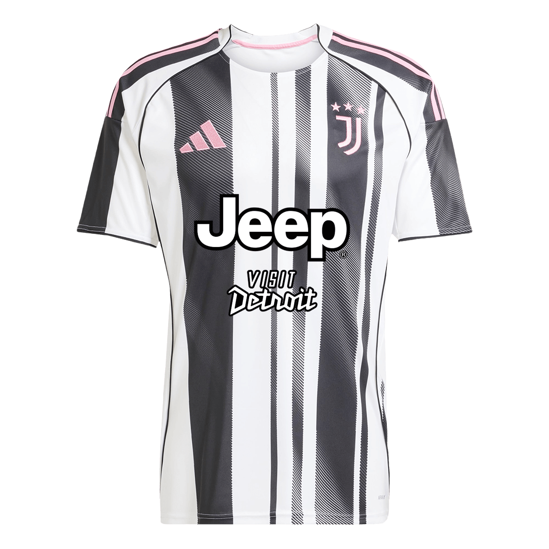 KALULU #15 Juventus Domicile Maillot 2025/26 Noir&Blanc