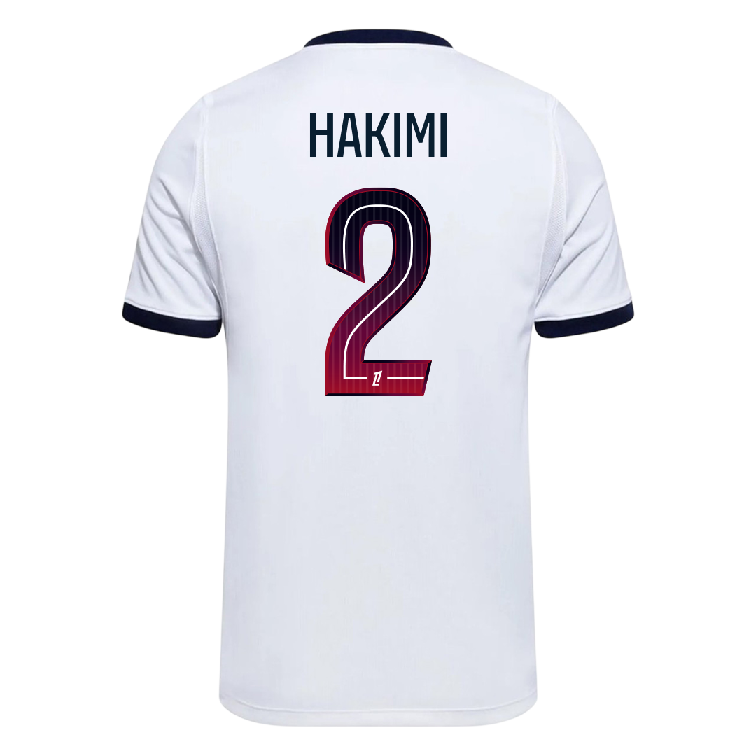 HAKIMI #2 PSG Extérieur Maillot 2026/27 Blanc