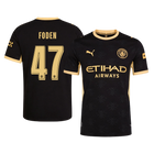FODEN #47 Manchester City Extérieur Maillot 2026/27 Noir Joueur - UCL