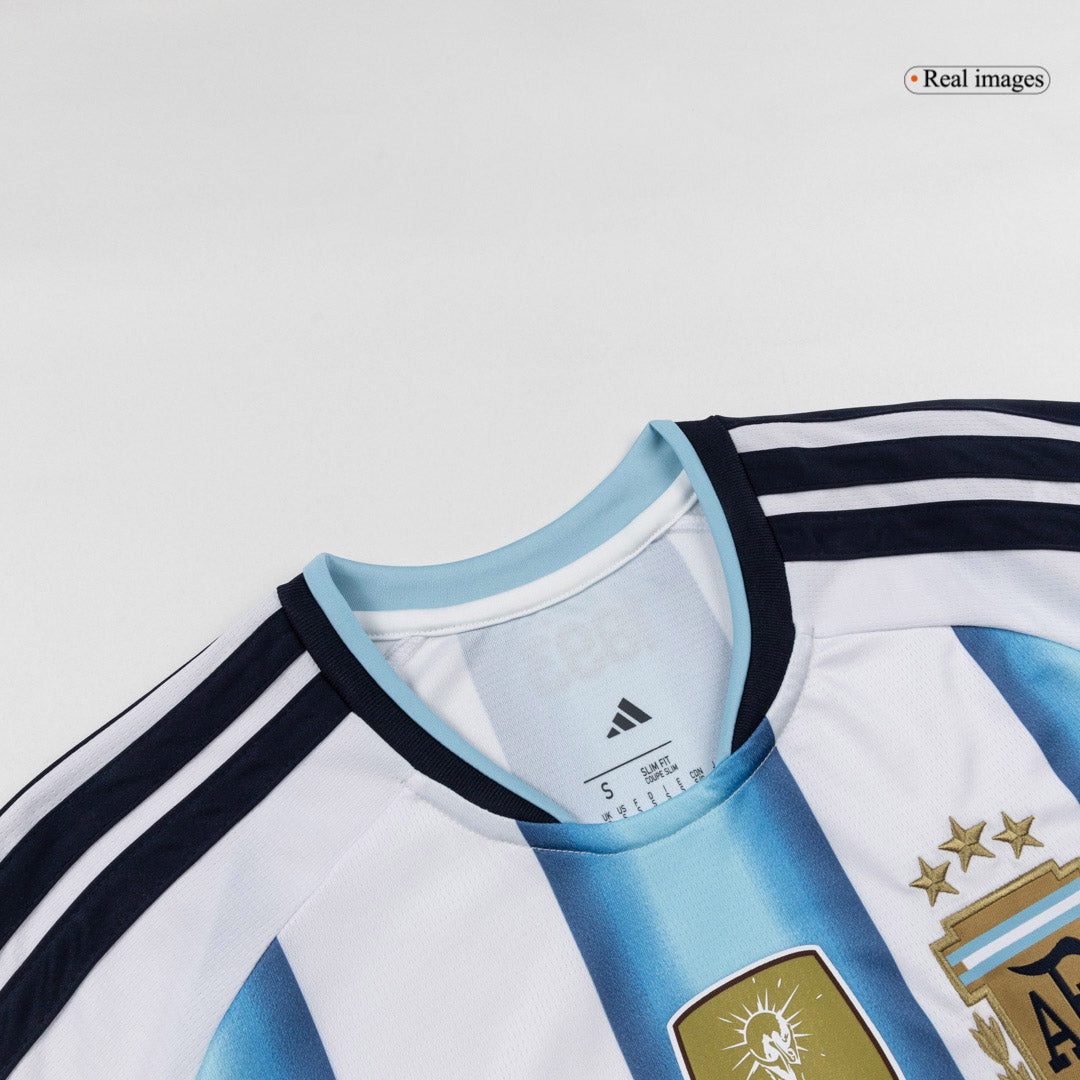 E. FERNANDEZ #24 Argentine Domicile Maillot - Coupe du Monde 2026 Blue&White - Super