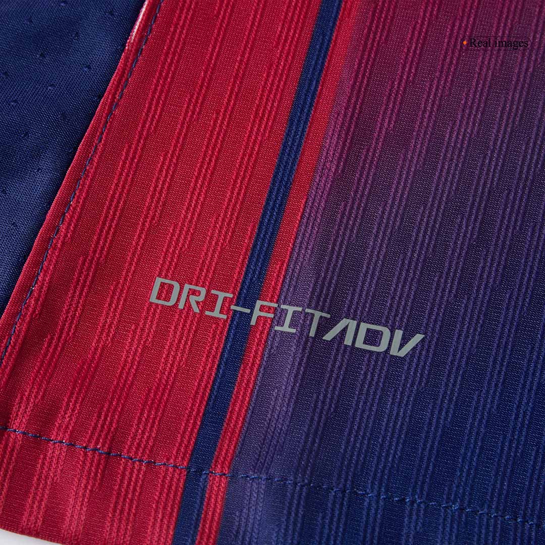 LEWANDOWSKI #9 Maillot Domicile Barcelone 2025/26 Rouge&Bleu Joueur - UCL
