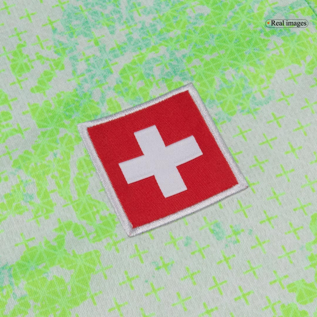 XHAKA #10 Suisse Extérieur Maillot - Coupe du Monde 2026 Vert