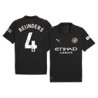 REIJNDERS #4 Manchester City Extérieur Maillot 2025/26 Noir