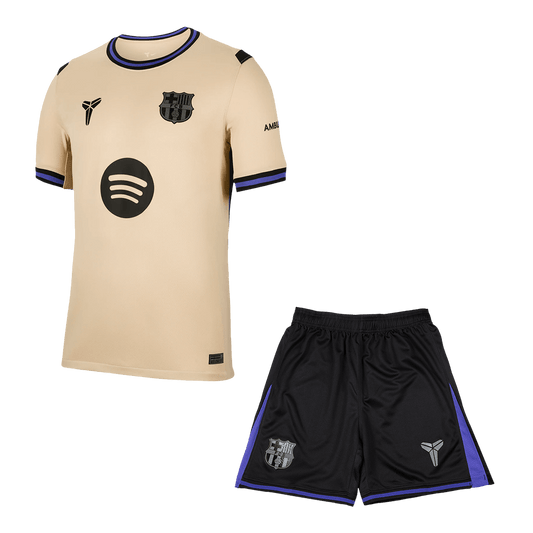 Barcelone Maillot Extérieur 2025/26 Jaune&Noir