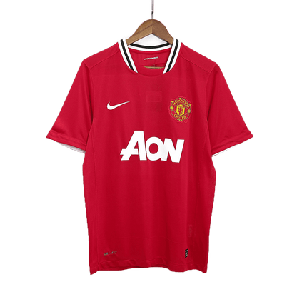 Maillot Rétro Domicile Manchester United 2011/12 Rouge