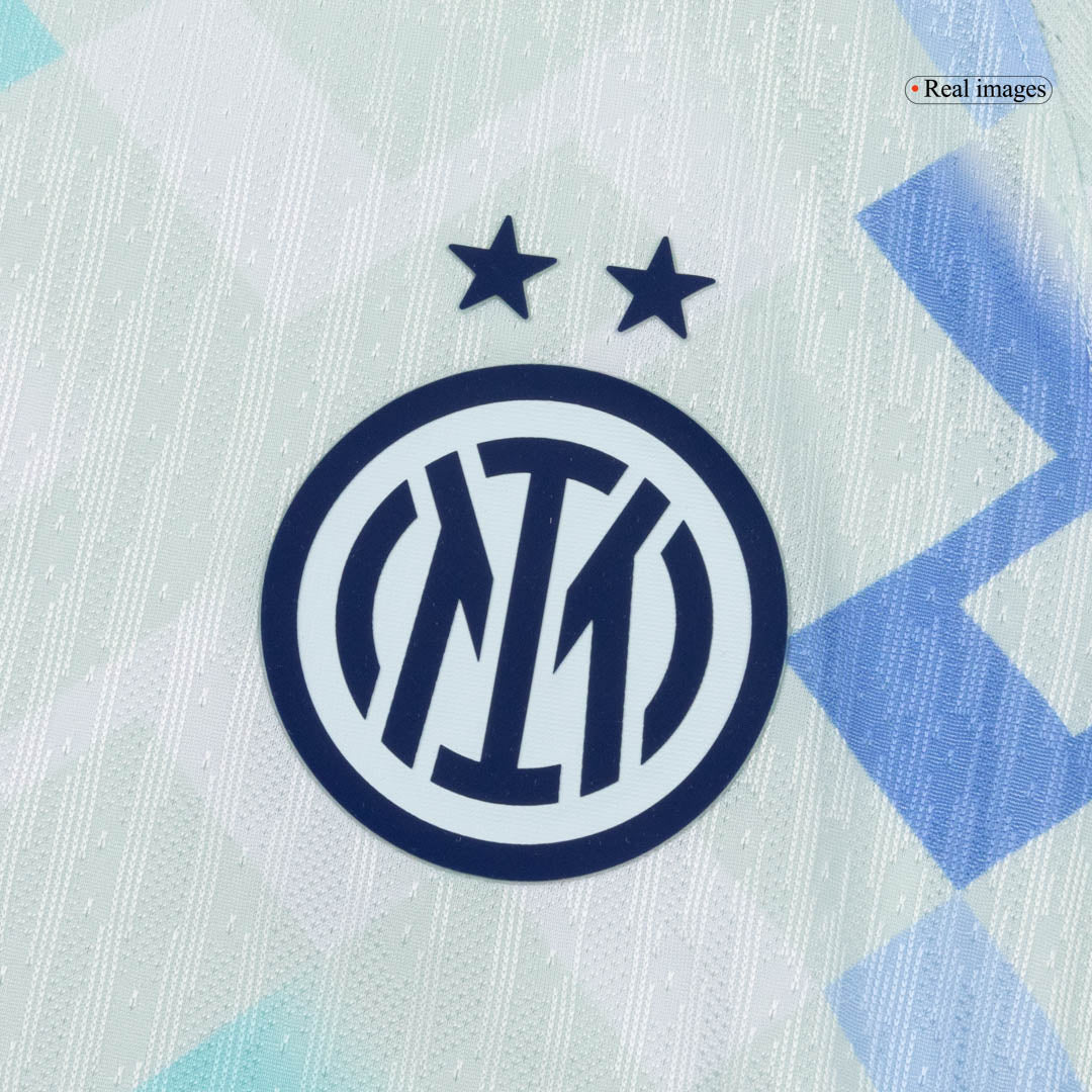 DUMFRIES #2 Inter Milan Maillot Extérieur 2025/26 Bleu Joueur