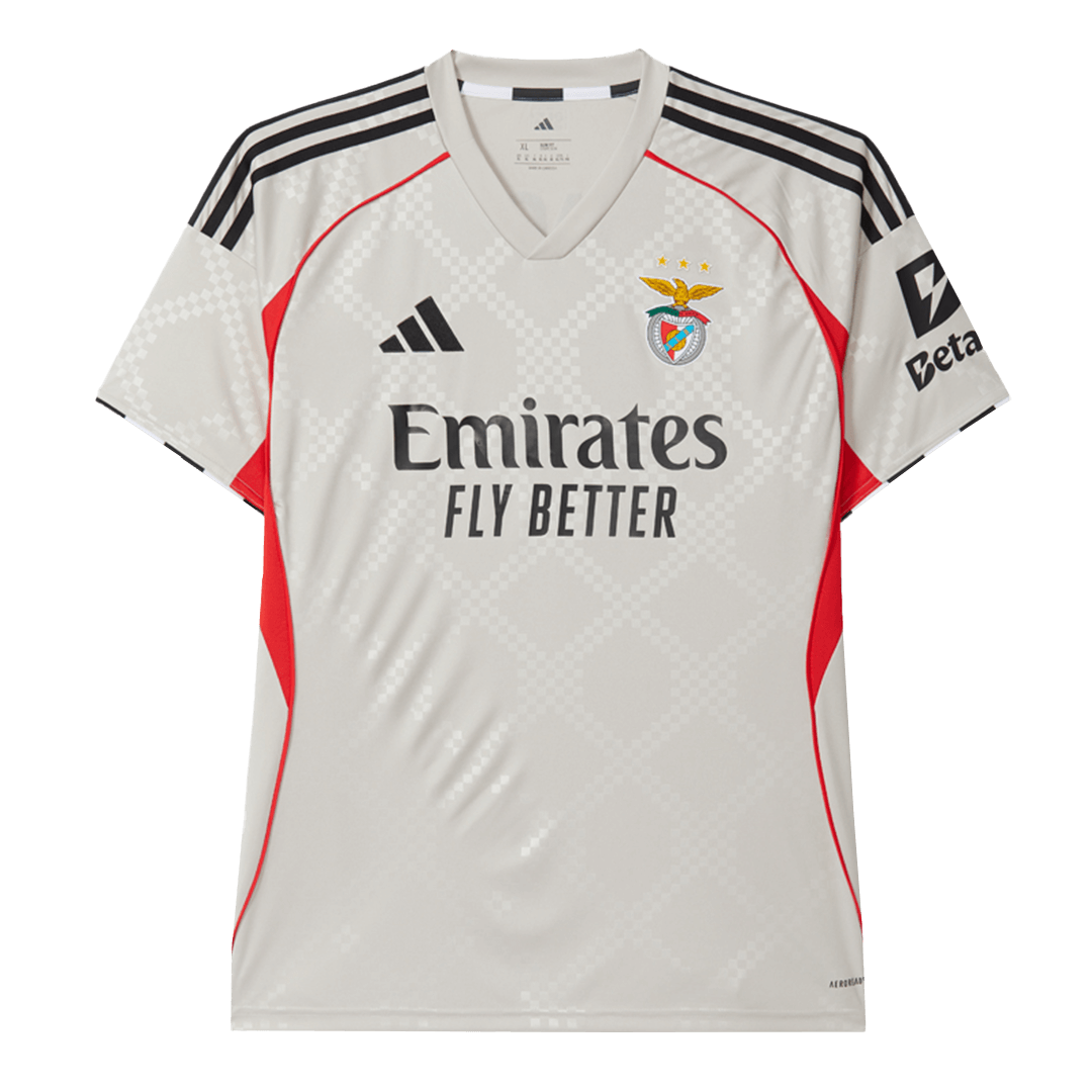 Benfica Maillot Extérieur 2025/26 Beige