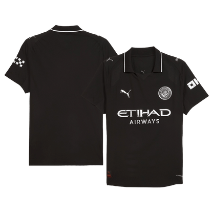Maillot Domicile Manchester City 2025/26 Noir (Version Joueur)