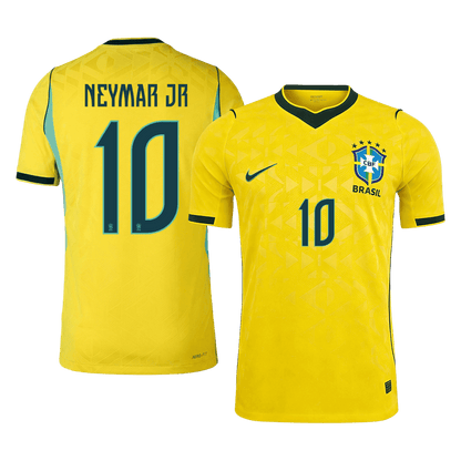 NEYMAR JR #10 Brésil Domicile Maillot - Coupe du Monde 2026 Jaune - Super