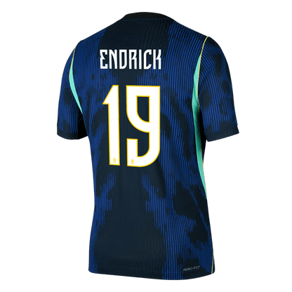 ENDRICK #19 Brazil Away Shirt - 2026 World Cup Navy Player